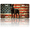 German Shepherd in Front of Distressed American Flag, variant on 1 Pcs License Plate Covers & Frames, Colorful Paw Print with Peace Symbol For Decorative Front, Aluminum License Plate Covers & Frames Cover For Men Women, 12" X 6"