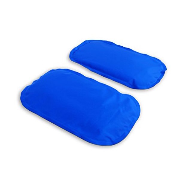 Thrive 2 Pack Reusable Cold Compress Ice Packs for Injury, Soft Touch Gel Ice Pack for Pain