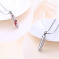 thumbnail image 3 of Personalize Cardinal Print Cylinder Urn Pendant Memory Necklace  Cremation Jewelry for Ashes Holder Urn Pendants with Chain Memorial Jewelry, 3 of 4