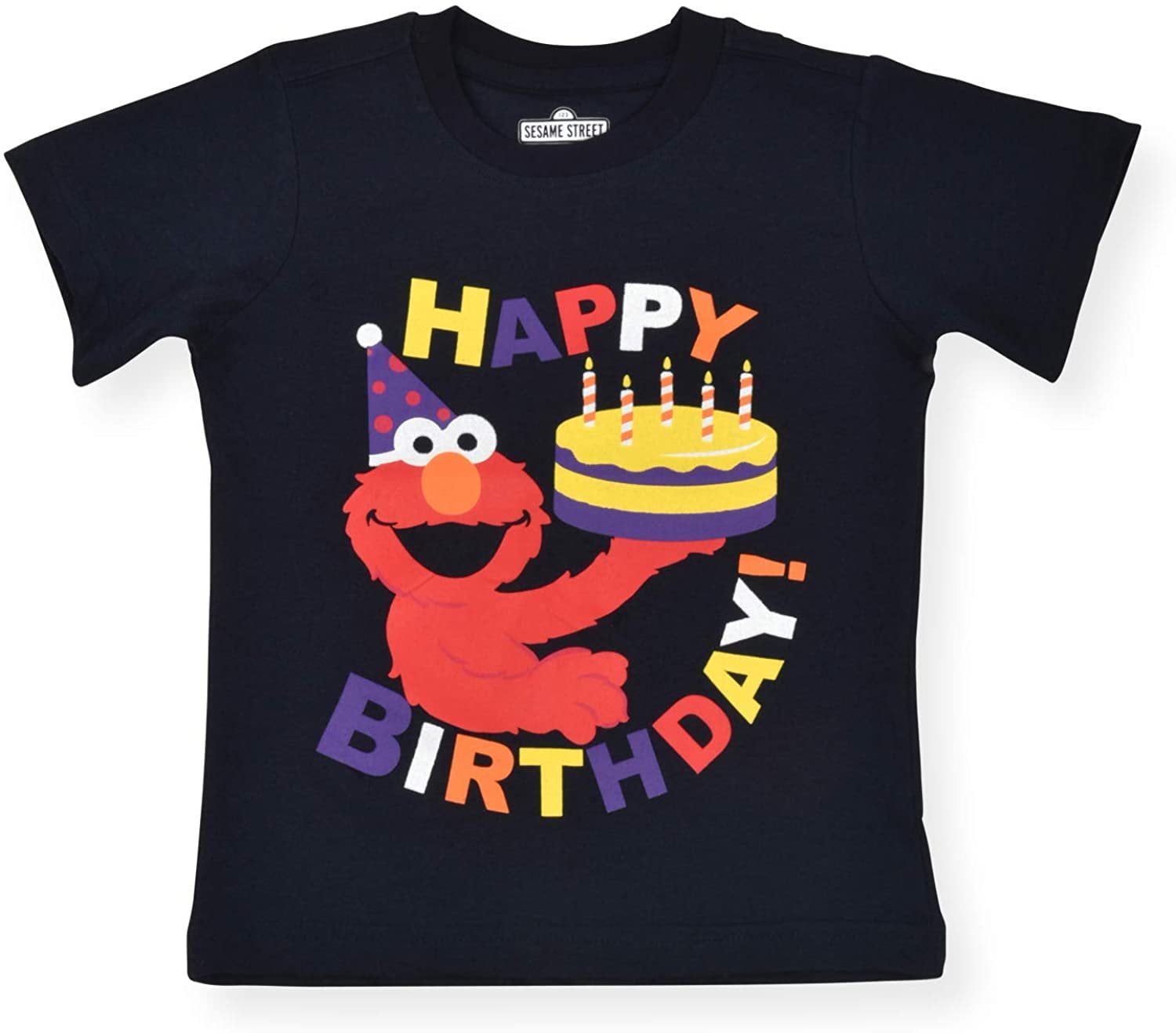 Elmo Toddler Boys Navy Character Top Two-Piece Short Set Size 2T 3T 4T