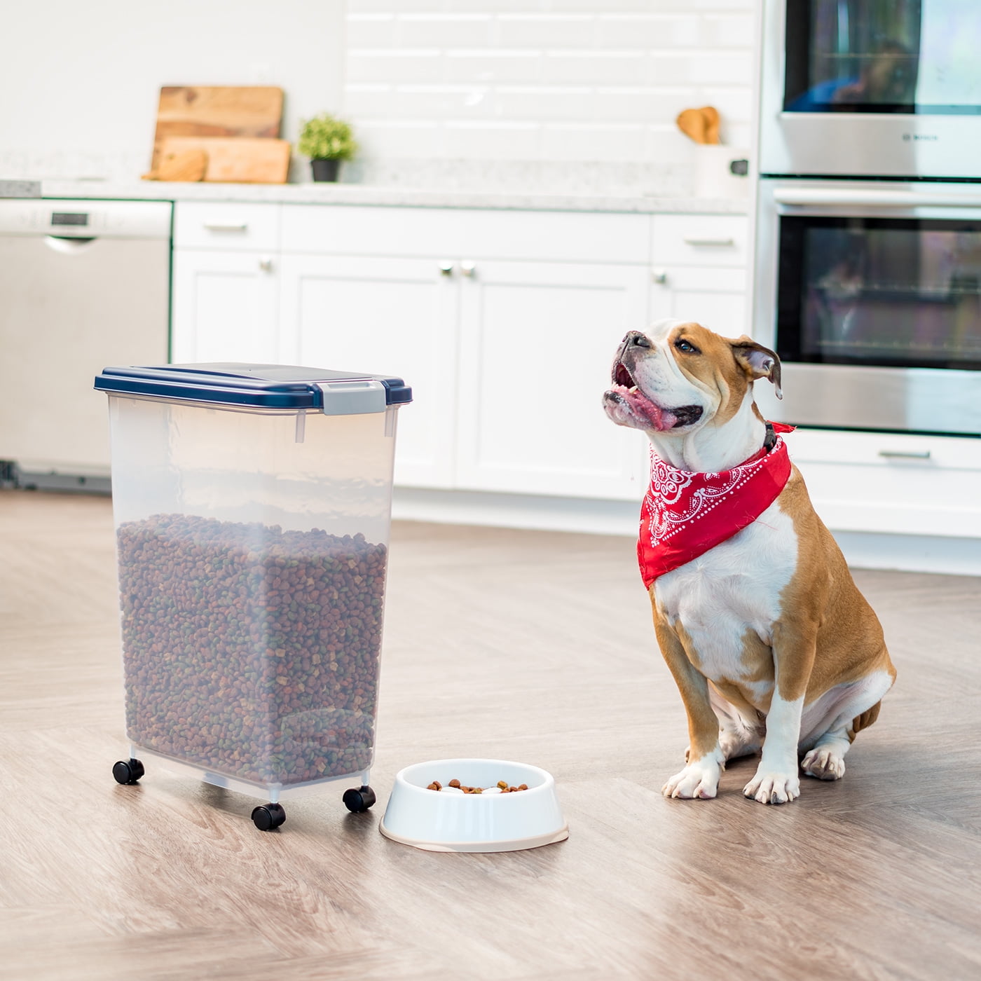 IRIS 47 Qt Airtight Pet Food Container Walmart