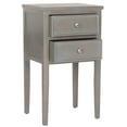 thumbnail image 2 of SAFAVIEH Toby Nautical Rustic Nightstand with 2 Storage Drawers, French Grey, 2 of 5