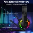thumbnail image 6 of Wired Gaming Keyboard and Mouse and Mouse pad and Gaming Headset,Rainbow LED Backlit Keyboard,Over Ear Headphone with Mic,Gaming Mice,Mouse Pad,for PC Gamers and Xbox and PS4(Black/White), 6 of 7