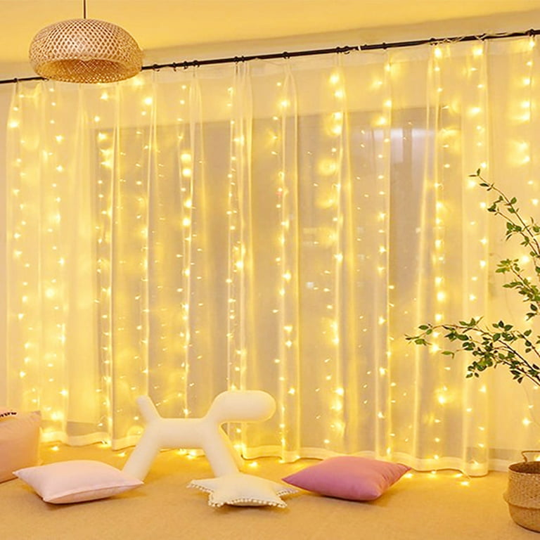 220V EU Plug LED Star Light lumières de Noël intérieur / extérieur  décoratif rideaux d'amour lampe pour l'éclairage de fête de mariage de  vacances (vert)