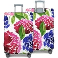 thumbnail image 2 of Stretch Luggage Cover XL(29-32in)– Elastic Travel Suitcase Protector with Handle Openings & Bottom Closure, Washable Polyester Spandex Suitcases Cover, Floral Flowers Print, 2 of 5