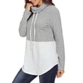 thumbnail image 4 of Capucha de cuello con capucha Zulema Sudadera con cuello en color Blanco XXL, 4 of 8