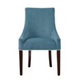 thumbnail image 5 of Home Square Fabric Upholstered Dining Chair in Blue and White - Set of 2, 5 of 10