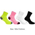 thumbnail image 3 of Calcetines deportivos para ciclismo, cómodos, para hombres y mujeres, calcetines transpirables para correr (amarillo), 3 of 6