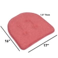 thumbnail image 4 of YouLoveIt U-Shaped Chair Pads Memory Foam No Slip 16" x 17" Chair Pad Cushion, 2/4/6/12 Packs, 4 of 7