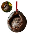 thumbnail image 5 of Naierhg Christmas Animal Ornament Cartoon Forest Animal Hanging Decoration 2D Flat Acrylic Pendant for Christmas Tree Decor, 5 of 7