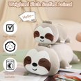 thumbnail image 2 of Peluche con forma de perezoso pesado SQEQE, marrón, 25 cm, 2 of 7