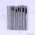 thumbnail image 2 of Juego de 10 punzones huecos redondos de 0,5 mm a 5 mm para trabajar el cuero, para correas de reloj y cinturones de cuero., 2 of 5