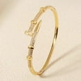 thumbnail image 5 of Double Layer Jade Color with Gold Chain Bracelet for Women Fashion Jewelry Accessories, 5 of 7