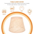 thumbnail image 3 of NIYANGLE Replacement Table Lamp Shade 1Set 17x6.7in Khaki Rattan for Living Room, 3 of 6