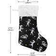 thumbnail image 2 of Coolnut 17.7 Inch Christmas Stockings, 1 PCS Funny Mummy Presonalized Large Stocking Sock for Family Holiday Xmas Party Decorations, 2 of 7