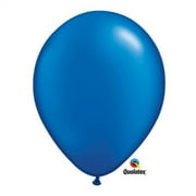 Burton & Burton 11" Pearl Sapphire Blue Balloons, 100 Pack