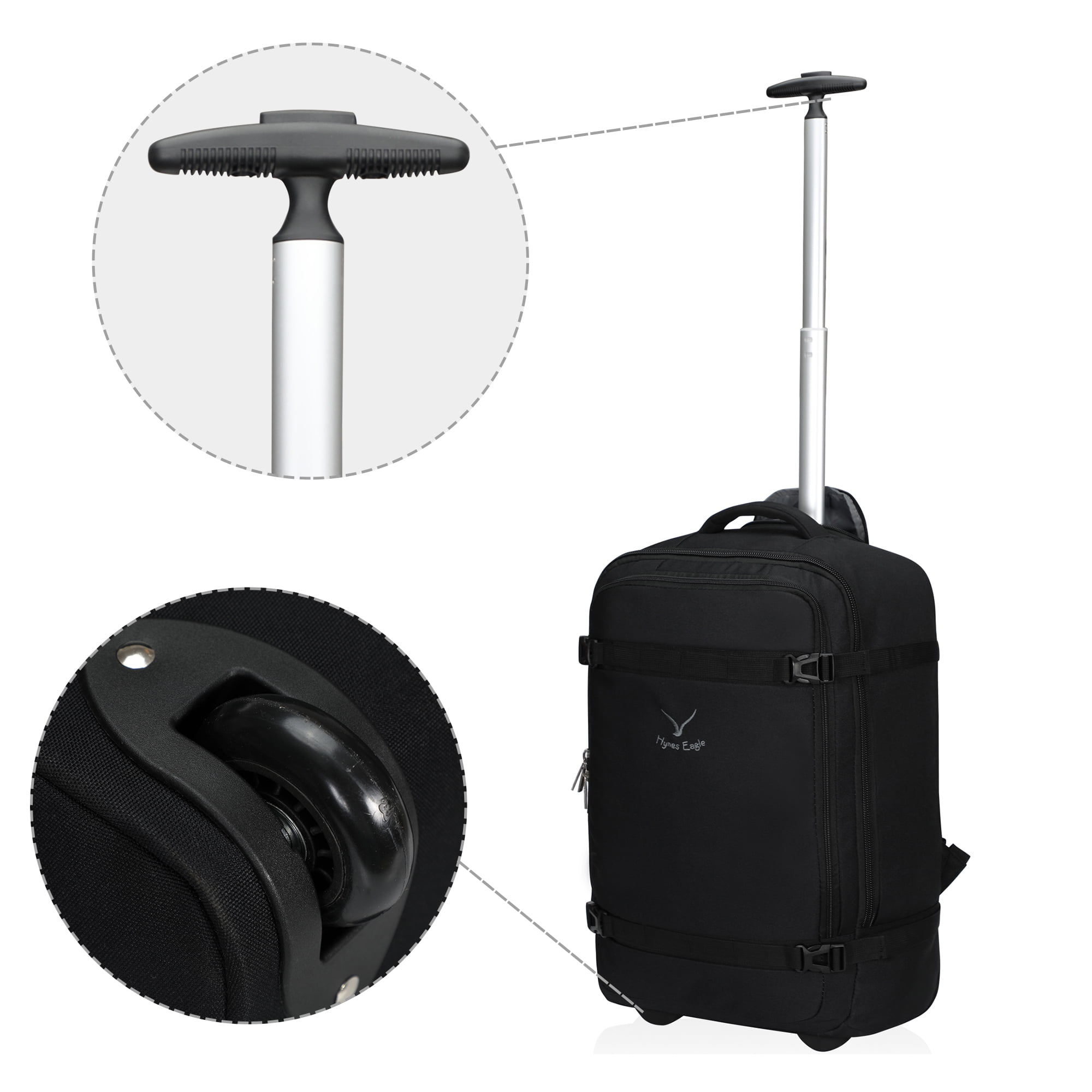 hynes eagle 42l rolling backpack