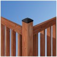 thumbnail image 4 of Simpson Strong-Tie Outdoor Accents 4X4 Decorative Black Post Cap APDPC4, 4 of 6