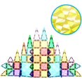thumbnail image 1 of shiyou-60 Piece Magnetic Building Block Mini Diamond Series Travel Size On-The-Go Magnet Construction Toy Set STEM Learning Kit Educational Playset Child Brain Development Stacking Blocks PTM60, 1 of 4