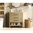 thumbnail image 2 of Elegant Kitchen and Bath 30 inch Single Bathroom Vanity in Honey Brown, 2 of 10