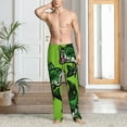 thumbnail image 2 of Bingfone cartoon largemouth bass fish Mens All Over Print Sleep Pajama Pants-Medium, 2 of 6