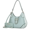 thumbnail image 4 of MKF Collection Women's Juliette Shoulder Handbag & Matching Wallet 2 Piece Set by Mia K. - Blush, 4 of 9