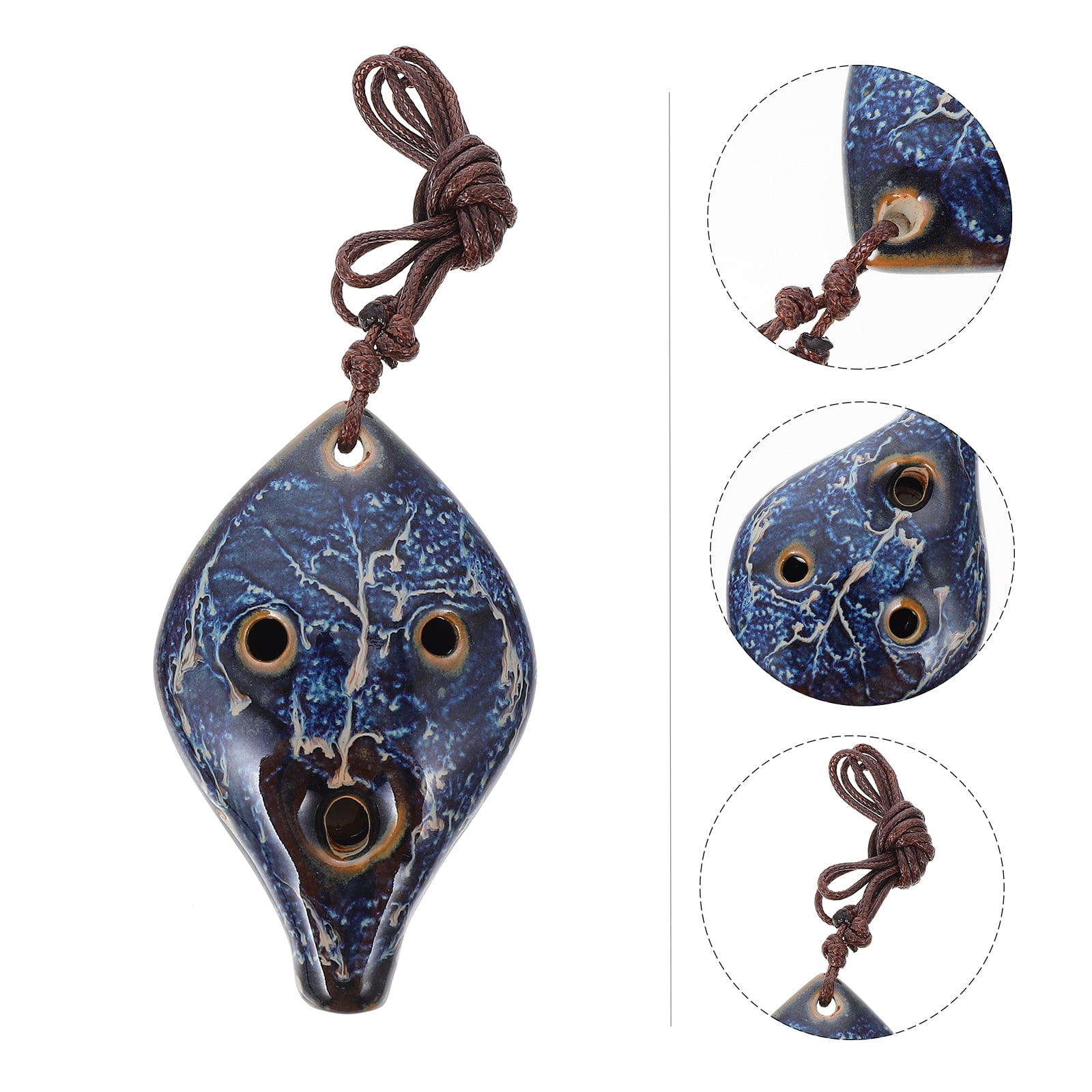 Buy OUNONA Leaf Shaped Ocarina Exquisite Wind Instrument Beginner 6