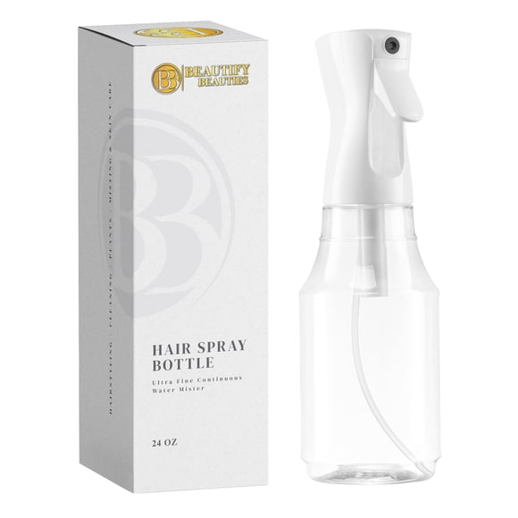 Botella de spray BeautifyBeauties para cabello, 700 ml, bruma continua