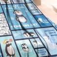 thumbnail image 4 of Cute Penguin Blanket Warm Super Soft Micro Flannel Blanket for Bed Sofa Plane/Living Room Decor 40x50 Inch, 4 of 6