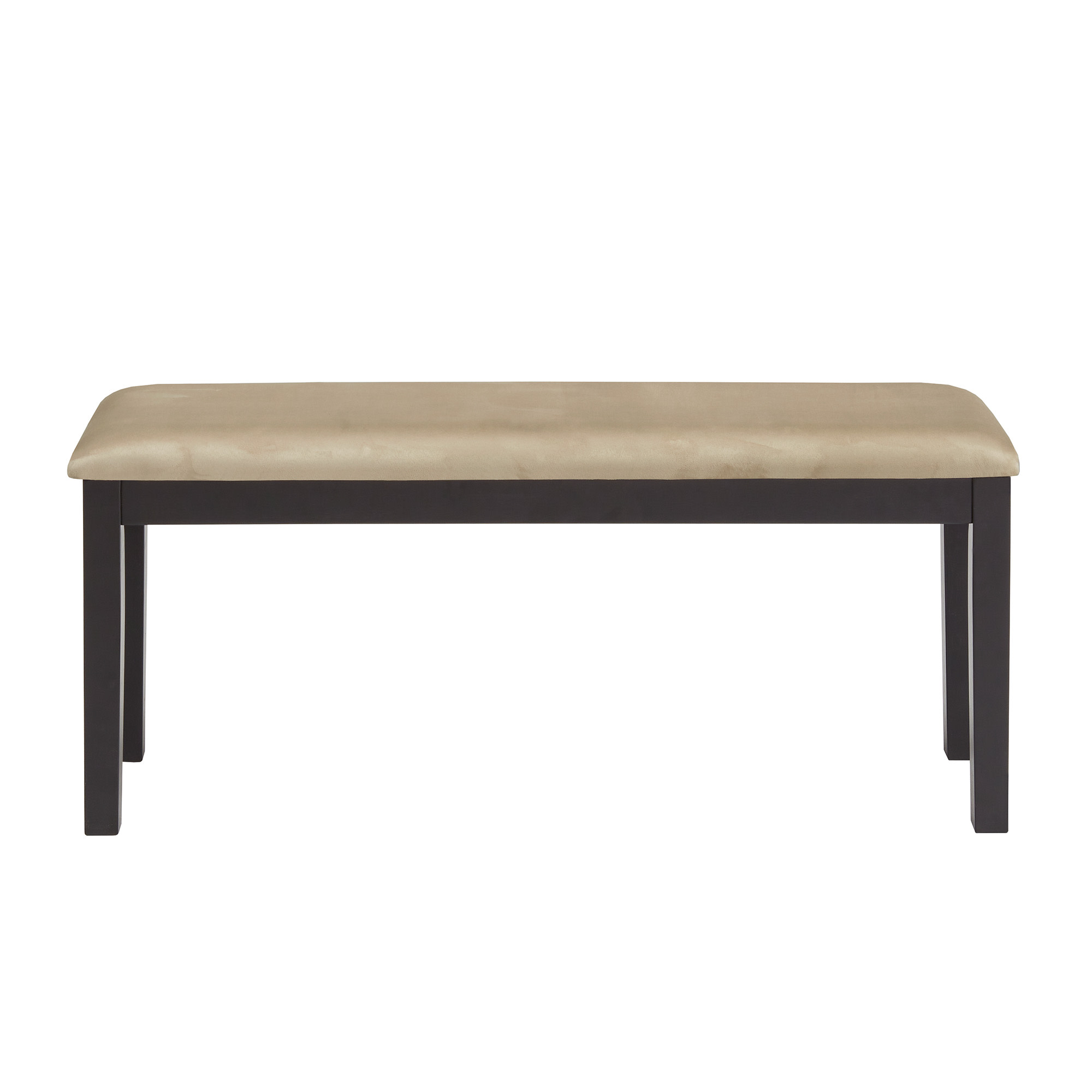 Weston Home Lexington Black Wood Dining Bench