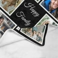 thumbnail image 4 of AISENIN Custom Blanket Family Picture Personalized Family Blanket Adults Customize Blanket Birthday Christmas Gift Customizable for Dad Mom Nana Kids Dogs Friends, 4 of 5