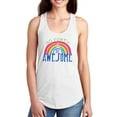 thumbnail image 1 of Go Forth And Be Awesome Racerback Tank Women -June Erica Vess Designs, Female XX-Large, 1 of 4