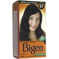 thumbnail image 3 of Tinte Bigen Permanente En Polvo 6g Sin Amoniaco Cubre Canas Negro Suave Natural 57 Biggen cabello, 3 of 4