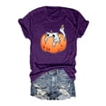 thumbnail image 1 of T-shirt Graphique d'Halloween pour Femmes Manches Courtes Col Rond pour Printemps Été Activités Extérieures et Usage Quotidien, 1 of 2