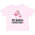thumbnail image 3 of Inktastic My Babcia Loves Me Flamingo Girls Baby T-Shirt, 3 of 5
