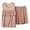 Beige, variant on Venzia Women’s Modal Round Neck Sleeveless Crop Top and Shorts Set – Soft Stretchy Loungewear for Summer Home Relaxation Yellow XXL
