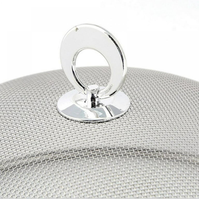 Deals Stainless Steel Mesh Dome Food Cover Round Splatter Screen Anti-flies  Foldable Food Meal Protector Tent Food Protector for Home Kitchen,Diameter
