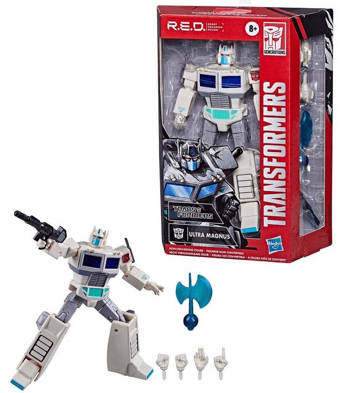 Transformers R.E.D. Ultra Magnus Action Figure, 12 in Plastic, 0.77 oz