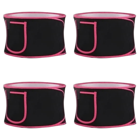43.3" Waist Trainer Wrap Adjustable Waist Trimmer for Women Men, Sauna Sweat Belt Neoprene Band with Lower Back & Abs Support, Stomach Sweat Band for Workout Fitness