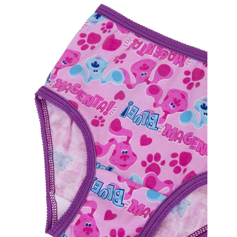 Blues Clues Toddler Girls' Underwear, 6 Pack Sizes 2T-4T