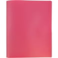 thumbnail image 4 of JAM Paper Medium Weight Plastic Presentation Folder with Clasps, Fuchsia Pink, 6/Pack, 4 of 4