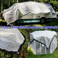 thumbnail image 6 of 70% Aluminum Shade Cloth 13 FT x 14 FT，Silver Tarps Fabric Privacy Screen Pet Shade Car Cover Patio Garden Pergola Cover Canopy with Grommets and Ball Bungee, Aluminum Foil Shade Net, 6 of 8