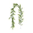 thumbnail image 2 of Qwtwty Christmas Garland for Mantle, Real Touch WFaux Needles Garland for Stairs Railing Fireplace Outdoor Indoor Wall, 2 of 7