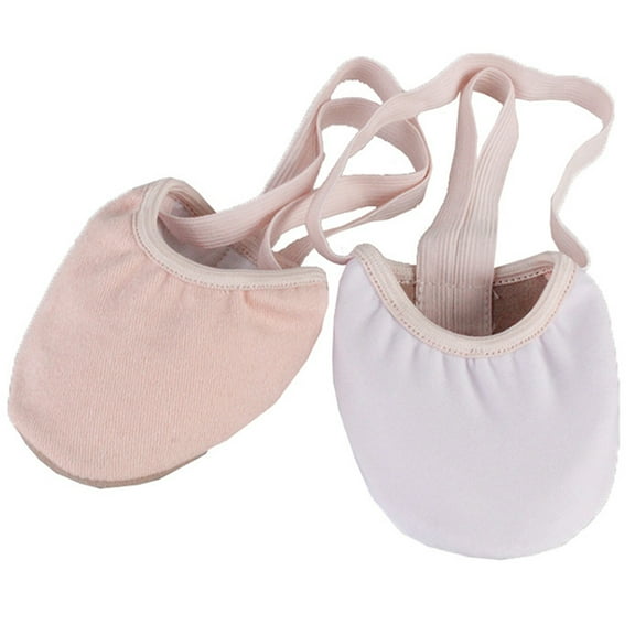 Topbathy 1 Pair of Ballet Half Shoe Rubber Beige for Adult Women Non-slip for ce Training and Professional Use