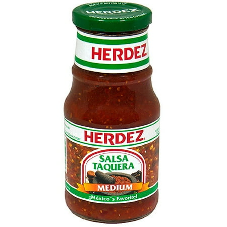 Herdez Taquera Medium Salsa, 16 oz (Pack of 12)