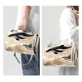 thumbnail image 3 of Whale Canvas Picnic Mat - Waterproof Outdoor Blanket for Park, Beach, and Camping - Large Portable Mat with Handles and Bonus Carry Bag for Travel and Picnic Parties, 3 of 6