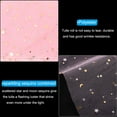 thumbnail image 3 of 10 Yards Tulle Fabric, 63inch Glitters Tulle Fabric Rolls Sequin Ribbon Netting Fabric for Tutu Skirt Dress, Pink, 3 of 6