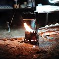 thumbnail image 3 of Ultralight Wood Burning Stove Portable Backpacking Stove Titanium Multi-Fuels Outdoor Camping Stove (Stainless Steel), 3 of 7