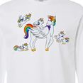 thumbnail image 4 of Inktastic Cute Unicorn Family Long Sleeve T-Shirt, 4 of 5