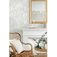 thumbnail image 2 of Stacy Garcia Home Harbor Grey Mod Palm Peel and Stick Wallpaper, 2 of 10